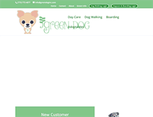 Tablet Screenshot of greendoginc.com